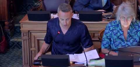 Dénomination "Paul Varry" à une piste cyclables (Paris Centre) - Intervention de Ian BROSSAT